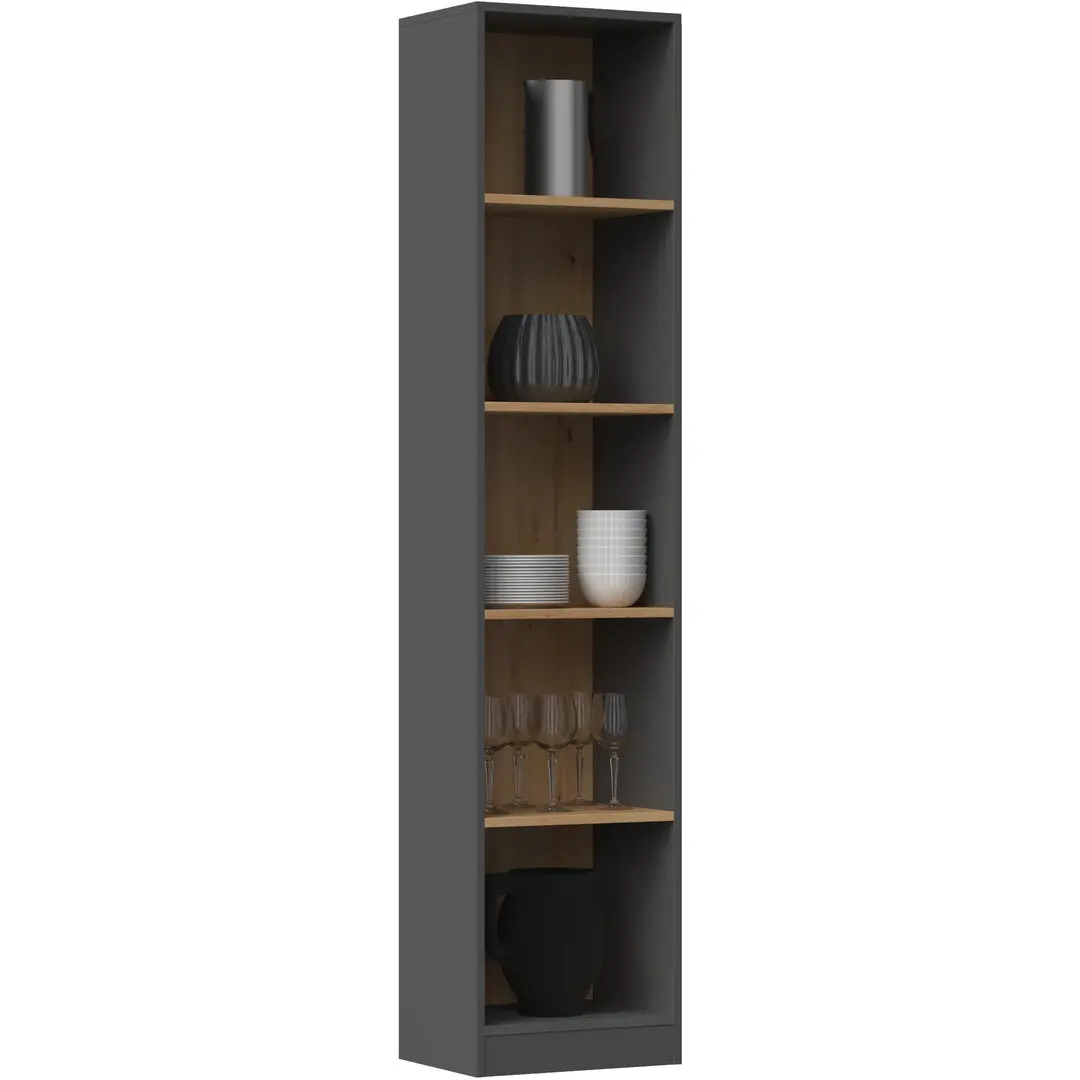 Etajera TopEshop R-40 (Anthracite/Artisan Oak) - 2