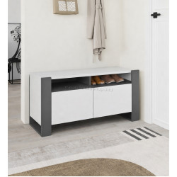 Тумба для обуви Magnusplus Combo 100x46x42 (Graphite/White)