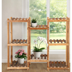 Стеллаж для цветов Springos Plant 8 GA0198 (Natural)