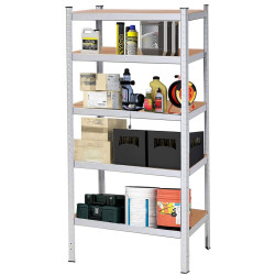 Etajera Springos HA5163 180x90x30 (Silver) Thumb