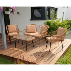Set mobilier de gradina Springos Japandi GF0069 (Beige)