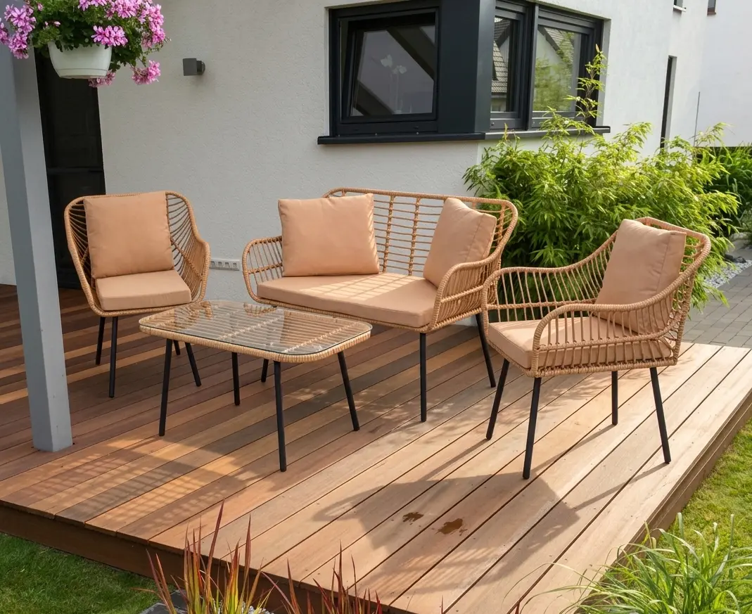 Set mobilier de gradina Springos Japandi GF0069 (Beige)