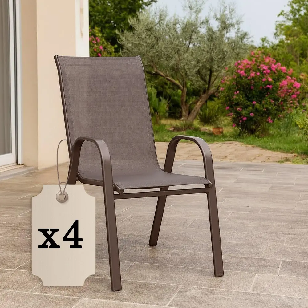 Комплект садовых стульев Springos Monza GF0073 (Brown)