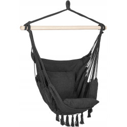 Fotoliu-hamac suspendat Springos Borgo IV HM061 (Dark Gray) Thumb