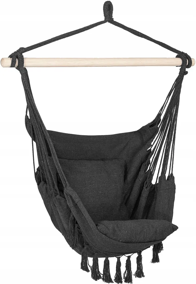 Fotoliu-hamac suspendat Springos Borgo IV HM061 (Dark Gray) - 2