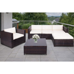 Set mobilier de gradina Springos GF0062A (Brown/Cream)