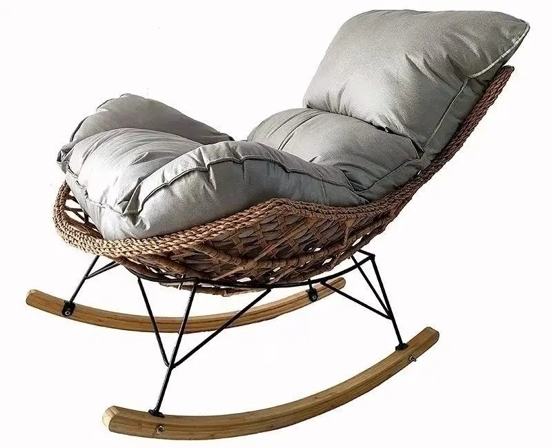 Кресло-качалка DeHome Luna 20 L20 (Grey/Natural) - 7
