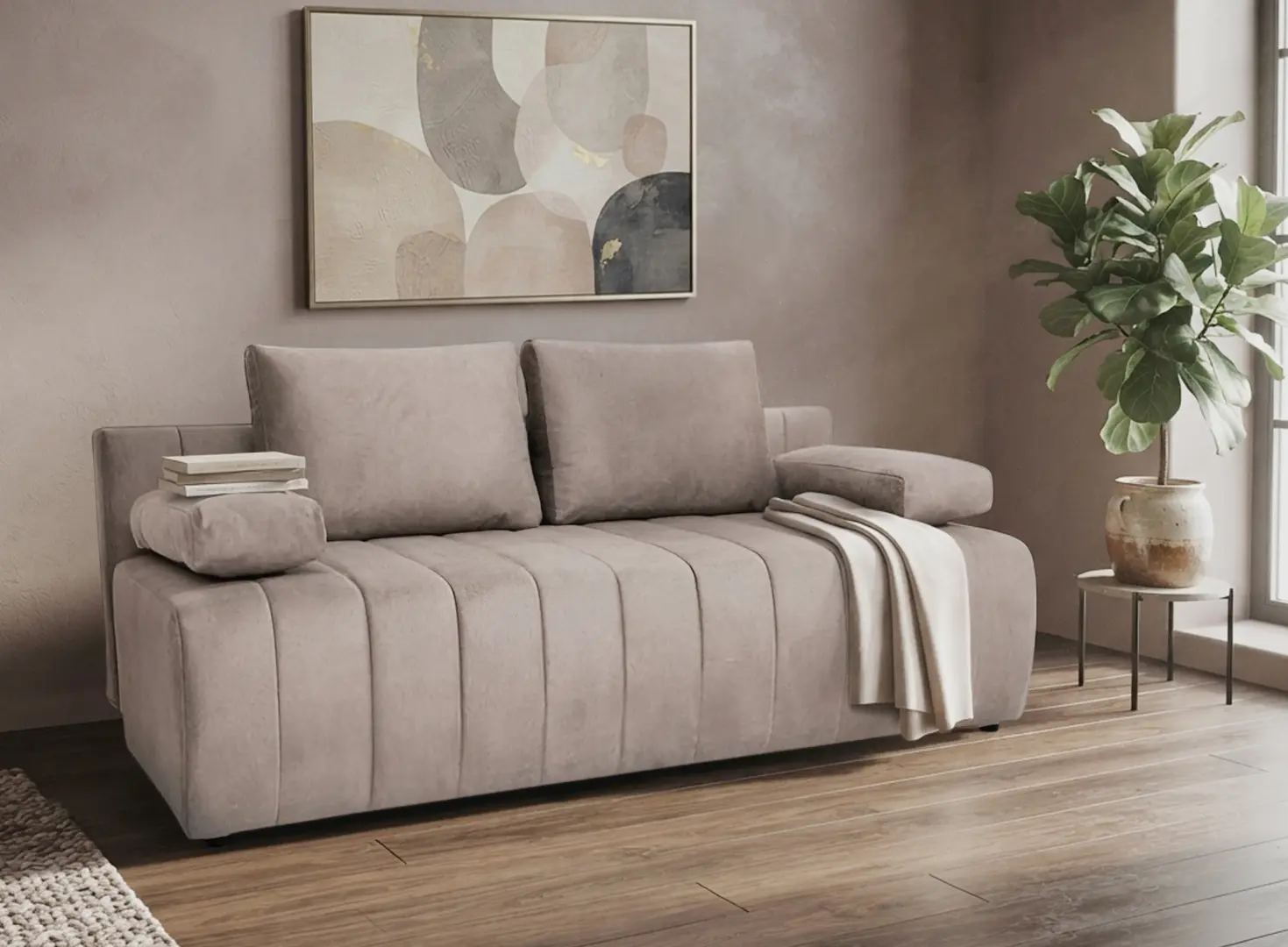 Диван Mobiland Domino Wave 02 (Taupe)