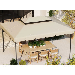 Acoperis pentru pavilion de gradina Outsunny 84C-357V01BG 3x4 (Beige) Thumb