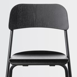 Барный стул Ikea Franklin раскладной 74см (Черный) Thumb