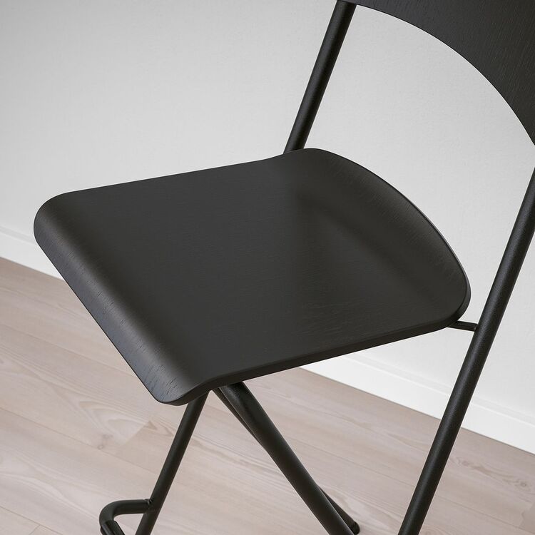 Барный стул Ikea Franklin раскладной 74см (Черный)