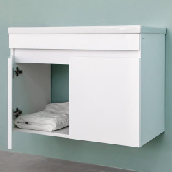 Шкаф под умывальник Bayro Trend Duo 800 (White) Thumb