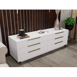 Комод Bayro Napoli 1800x560x500 Positano (White Matte) Thumb