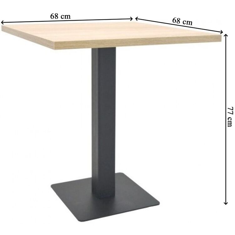 Masa de bar DP Horeca (Wood/Black)