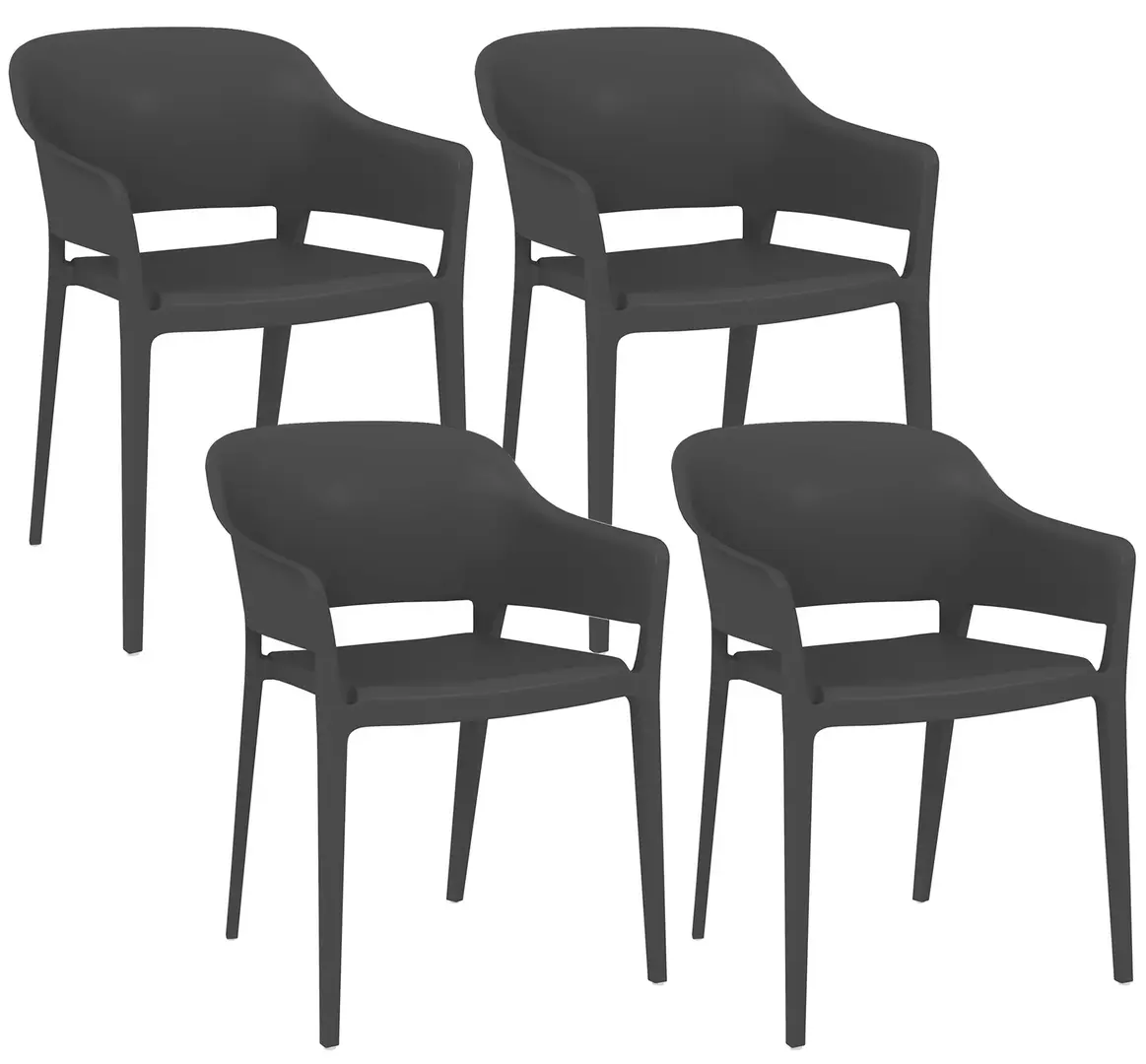 Set scaune de gradina Outsunny 84G-234V00BK (Black)