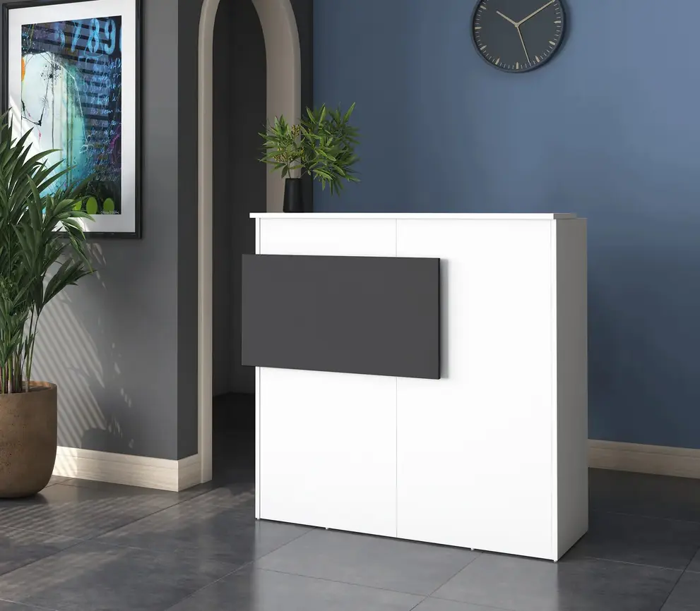 Стол-ресепшн Mirage Meble MA102 LED (White/Anthracite)