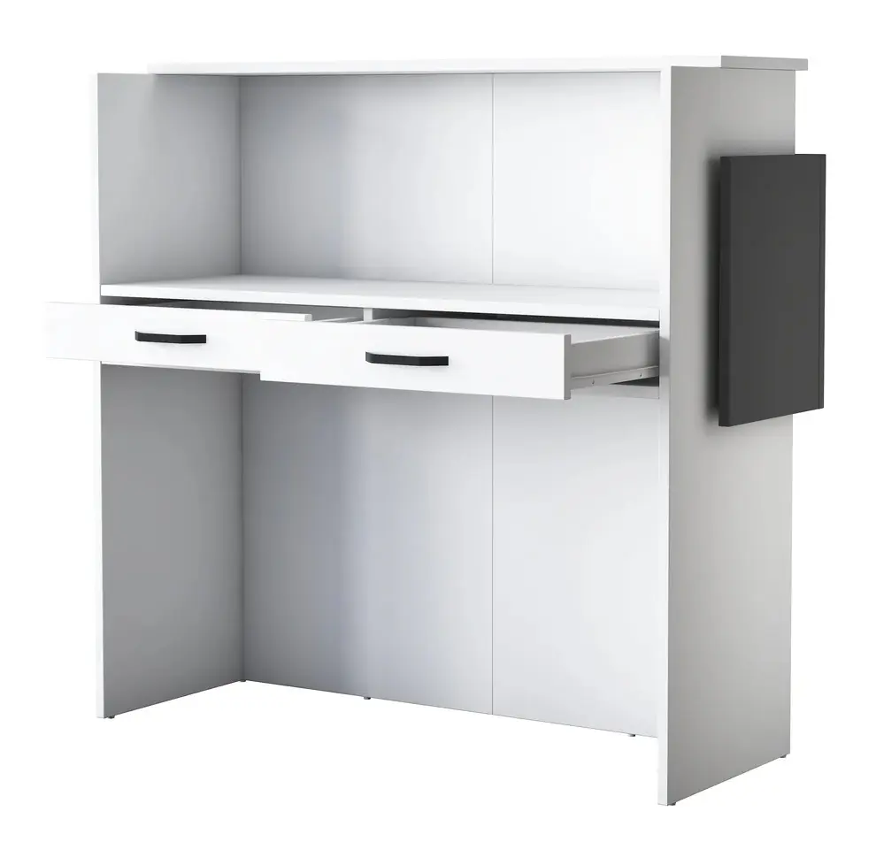 Стол-ресепшн Mirage Meble MA102 LED (White/Anthracite)