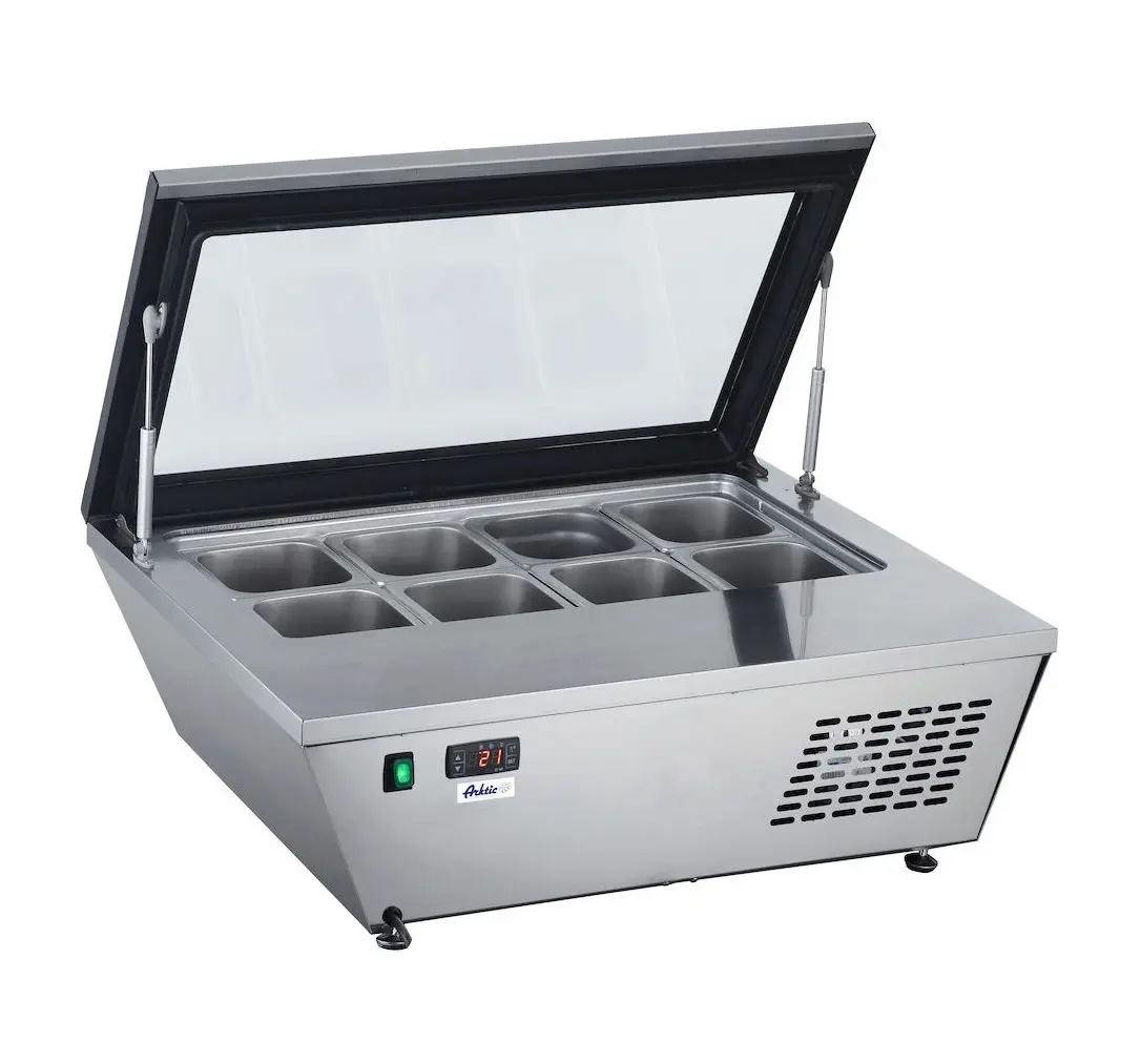 Vitrina pentru inghetata Hendi Arktic 233689 (Inox)