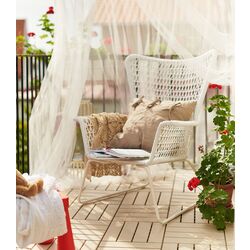 Fotoliu Ikea Hogsten 74x78x93 (Alb) Thumb