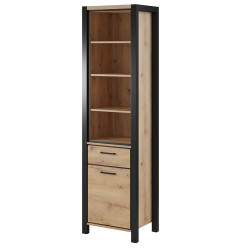Etajera Helvetia Aktiv Nr.05 1D1S (Taurus Oak/Black Matt) Thumb