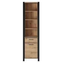 Etajera Helvetia Aktiv Nr.05 1D1S (Taurus Oak/Black Matt) Thumb