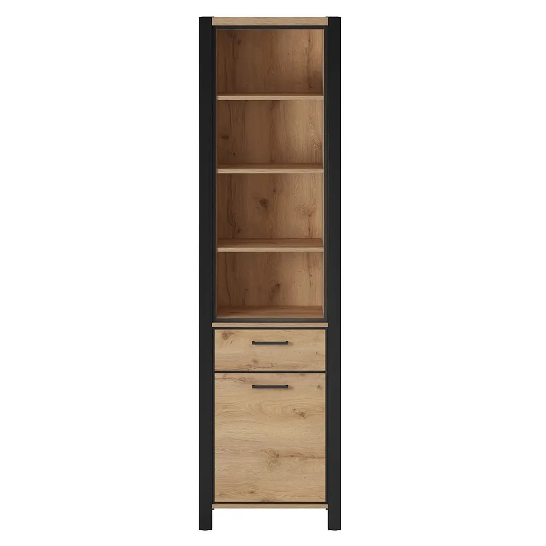 Etajera Helvetia Aktiv Nr.05 1D1S (Taurus Oak/Black Matt) - 3