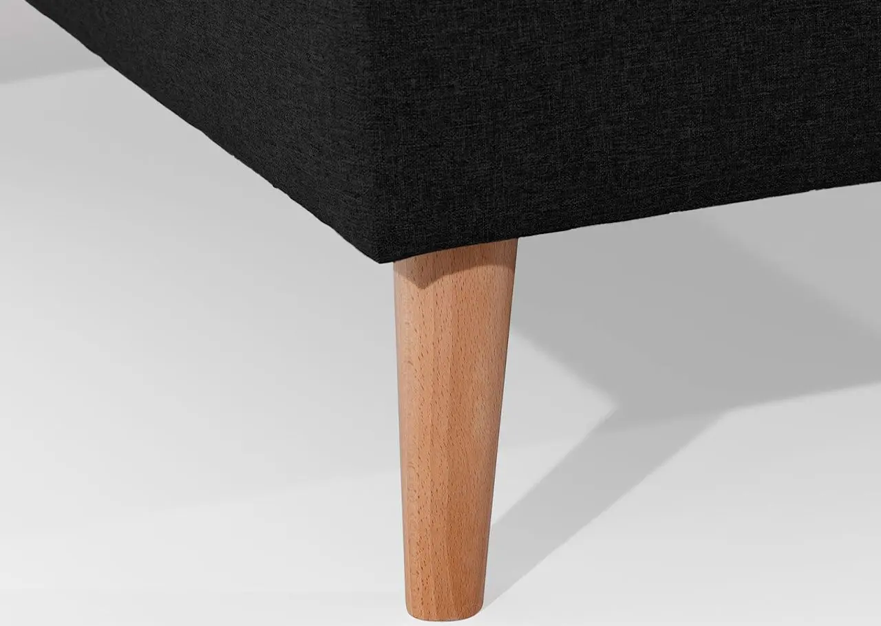 Canapea de colt Eltap Asgard L Sawana 14 (Black)