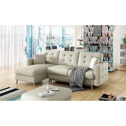 Canapea de colt Eltap Asgard L Soft 33 (Cream)