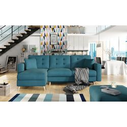 Canapea de colt Eltap Asgard L Matt Velvet 75 (Dark Turquoise)