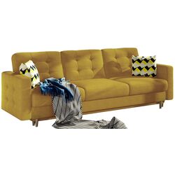 Диван Eltap Asgard 3F Omega 68/Zigzag 53 (Yellow) Thumb