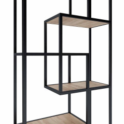 Стеллаж DP Athena 1 (Natural/Black) Thumb