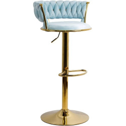 Барный стул Prestige Chairs ABS 118 (Blue/Gold) Thumb