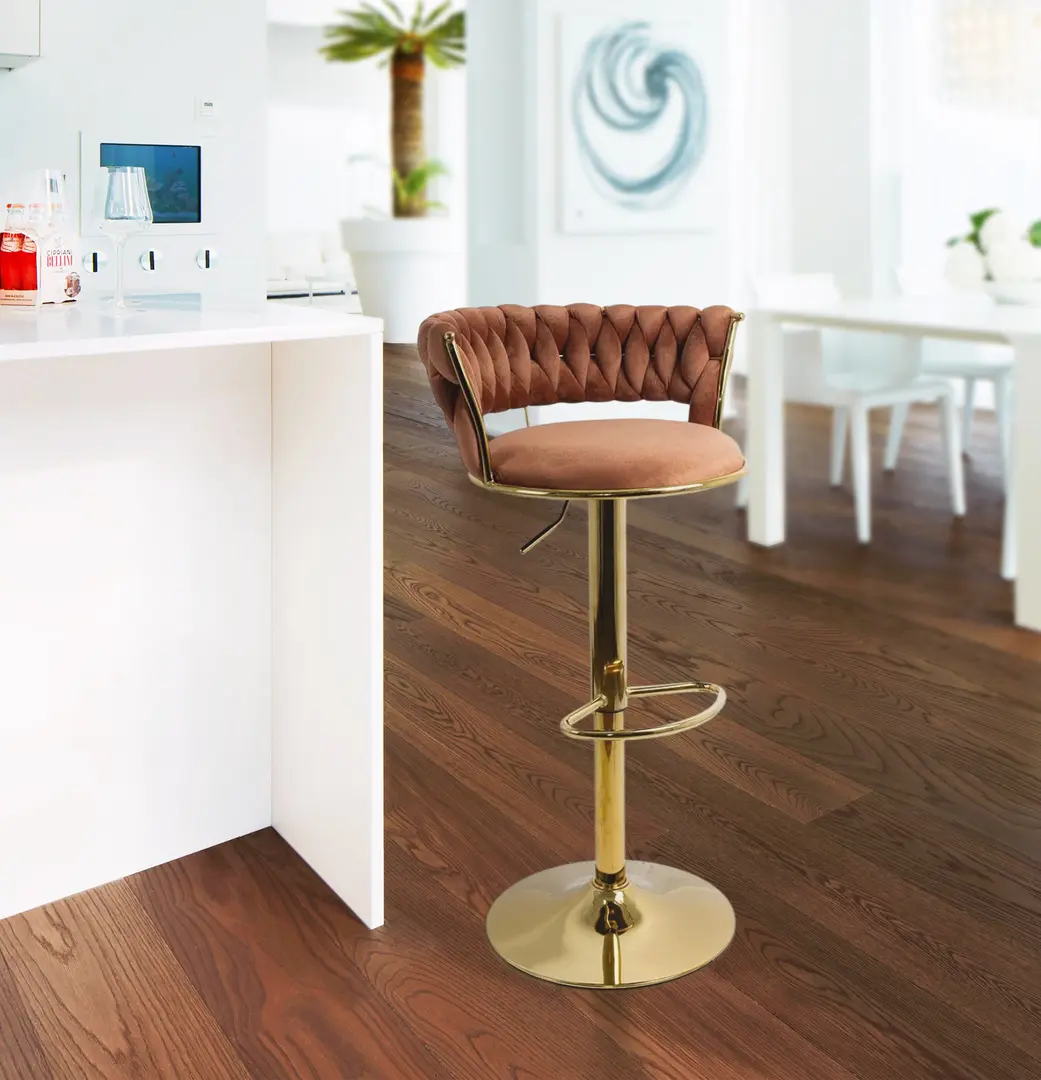 Scaun de bar Prestige Chairs ABS 118 (Brown/Gold)