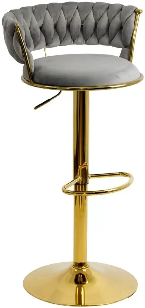 Барный стул Prestige Chairs ABS 118 (Grey/Gold) - 12