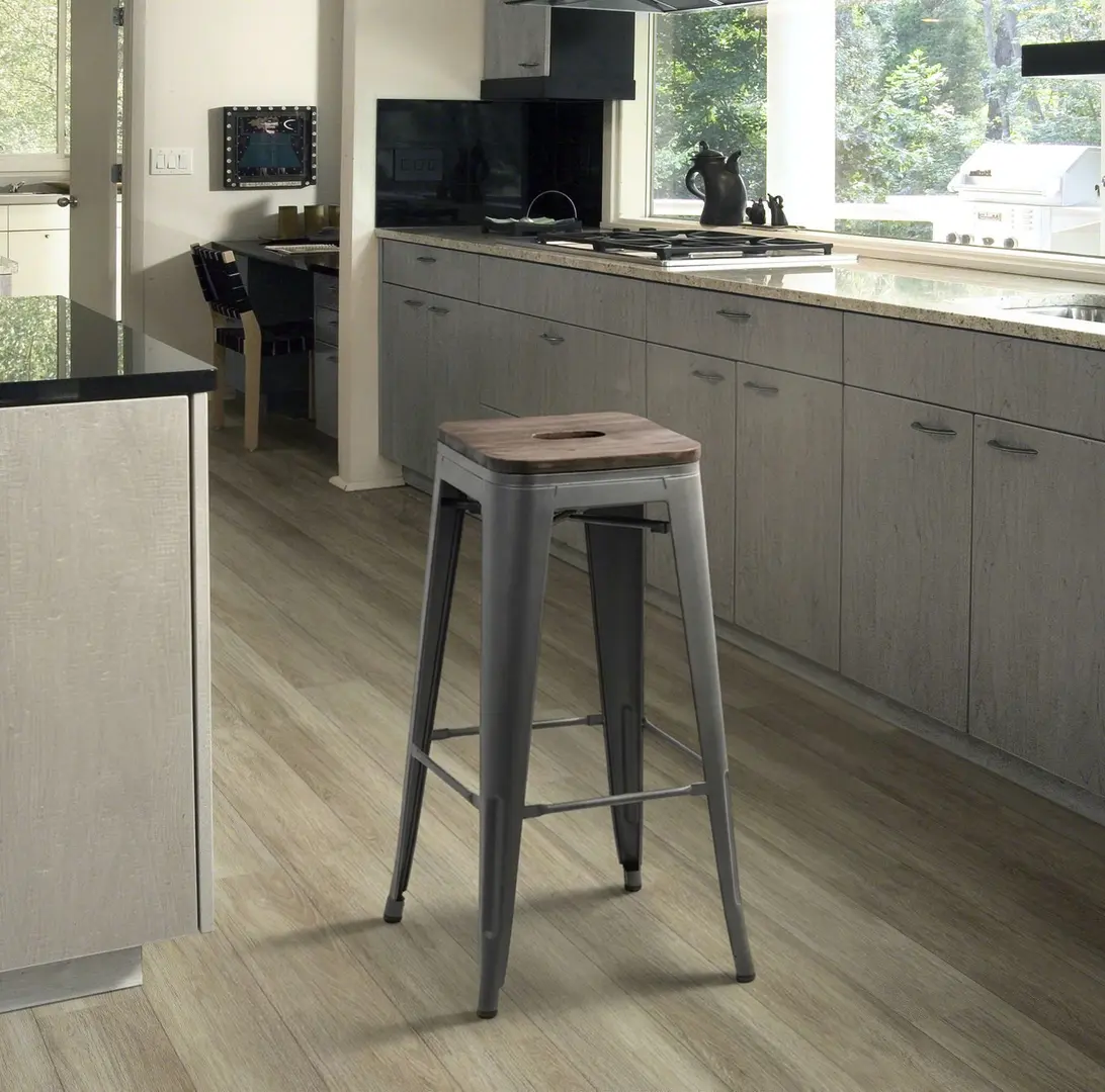 Scaun de bar Prestige Chairs ABS 124 (Grey)