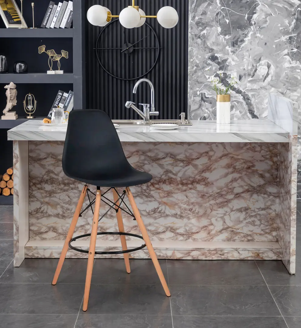 Scaun de bar Prestige Chairs ABS 139 (Black)