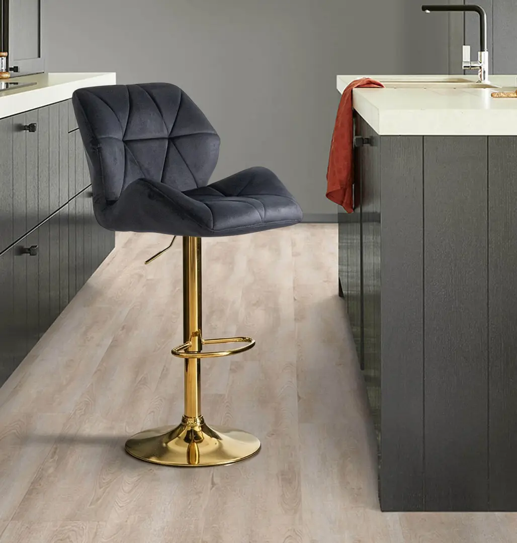 Scaun de bar Prestige Chairs ABS 148 (Black/Gold)