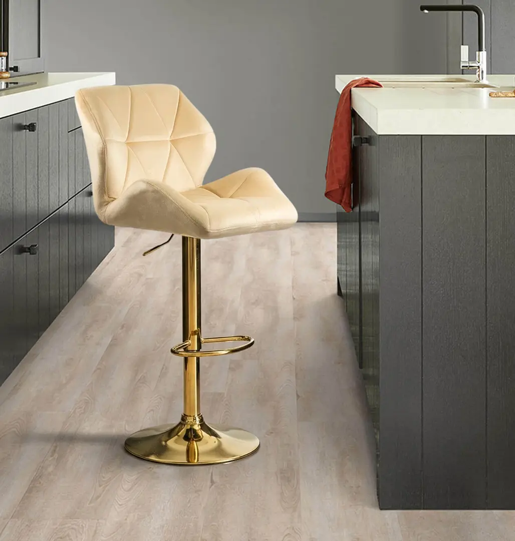 Scaun de bar Prestige Chairs ABS 148 (Cream/Gold)