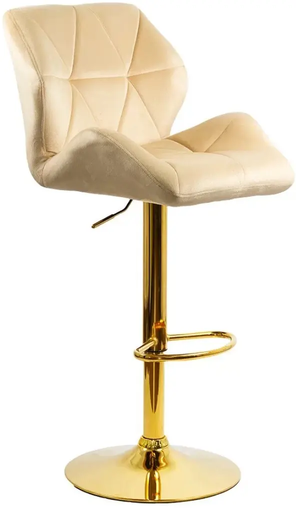 Scaun de bar Prestige Chairs ABS 148 (Cream/Gold) - 8