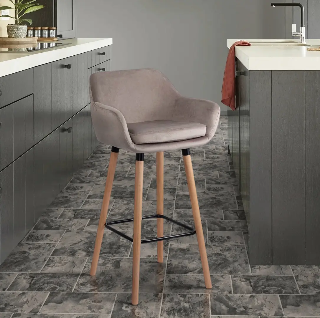 Барный стул Prestige Chairs ABS 1271 (Beige/Natural)