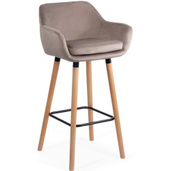 Барный стул Prestige Chairs ABS 1271 (Beige/Natural) Thumb
