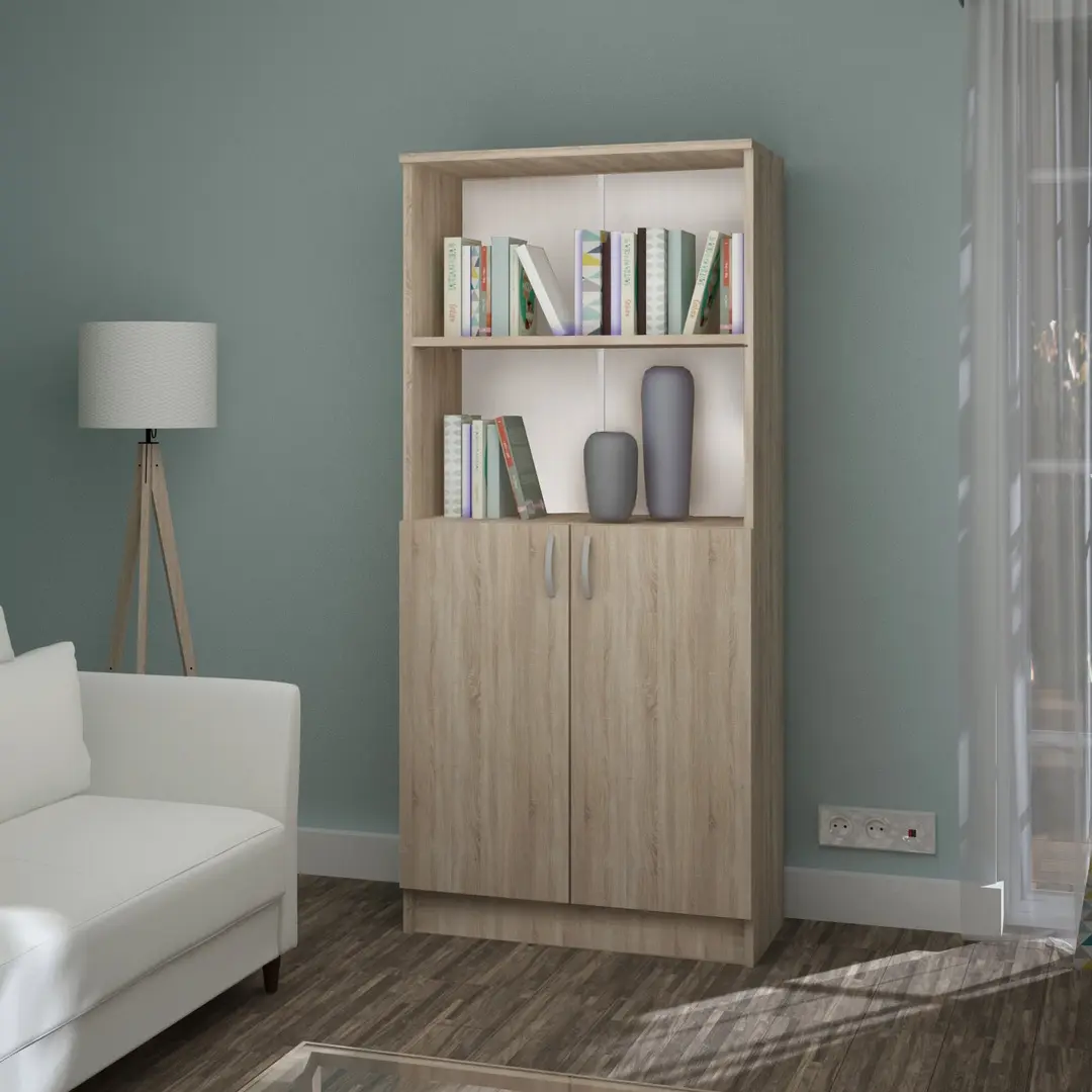 Dulap combinat Haaus Flint 2U1P (Sonoma Oak)
