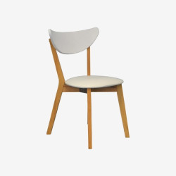 Scaun Evelin Cameroon (White/Bella Beech) Thumb