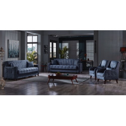 Canapea Fabulous Acelya 3-locuri 50-100 (Dark Blue) Thumb