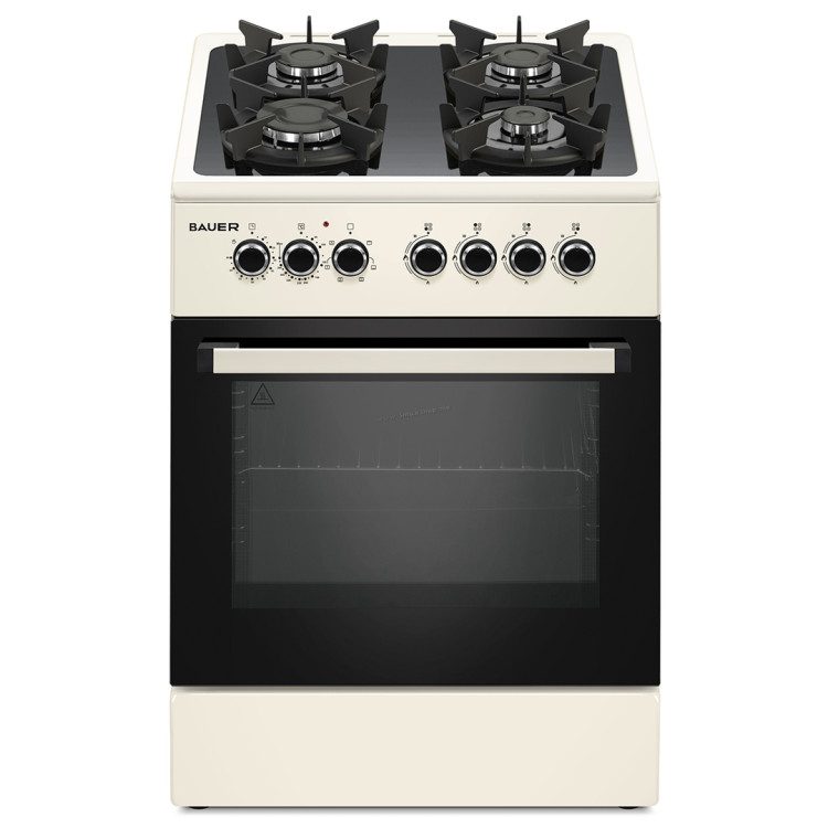 Aragaz combinat Bauer TE 6650 BEITTF (Beige)