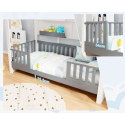 Pat casuta Costway HU10793WHT (White/Grey) Thumb