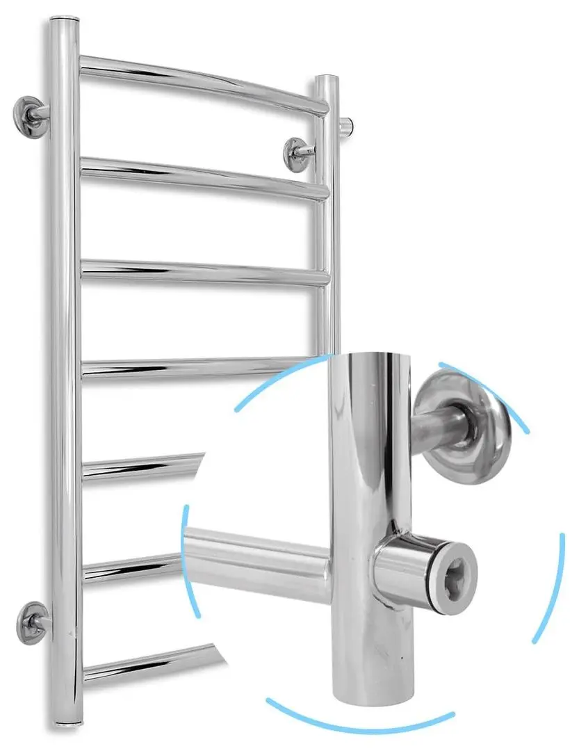 Полотенцесушитель Laris Klassik P7 400x700 Side MC 600 (Chrome)