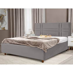 Кровать Charmbed Confort Maria Modern 180x200 Velluto 16 (Grey/Walnut)