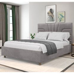 Кровать Charmbed Confort Oxana Modern 180x200 Velluto 16 (Grey/Walnut)
