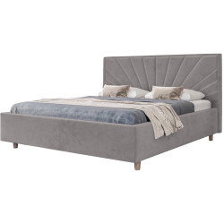 Pat Charmbed Confort Sunny Modern 160x200 Velluto 16 (Grey/Walnut) Thumb
